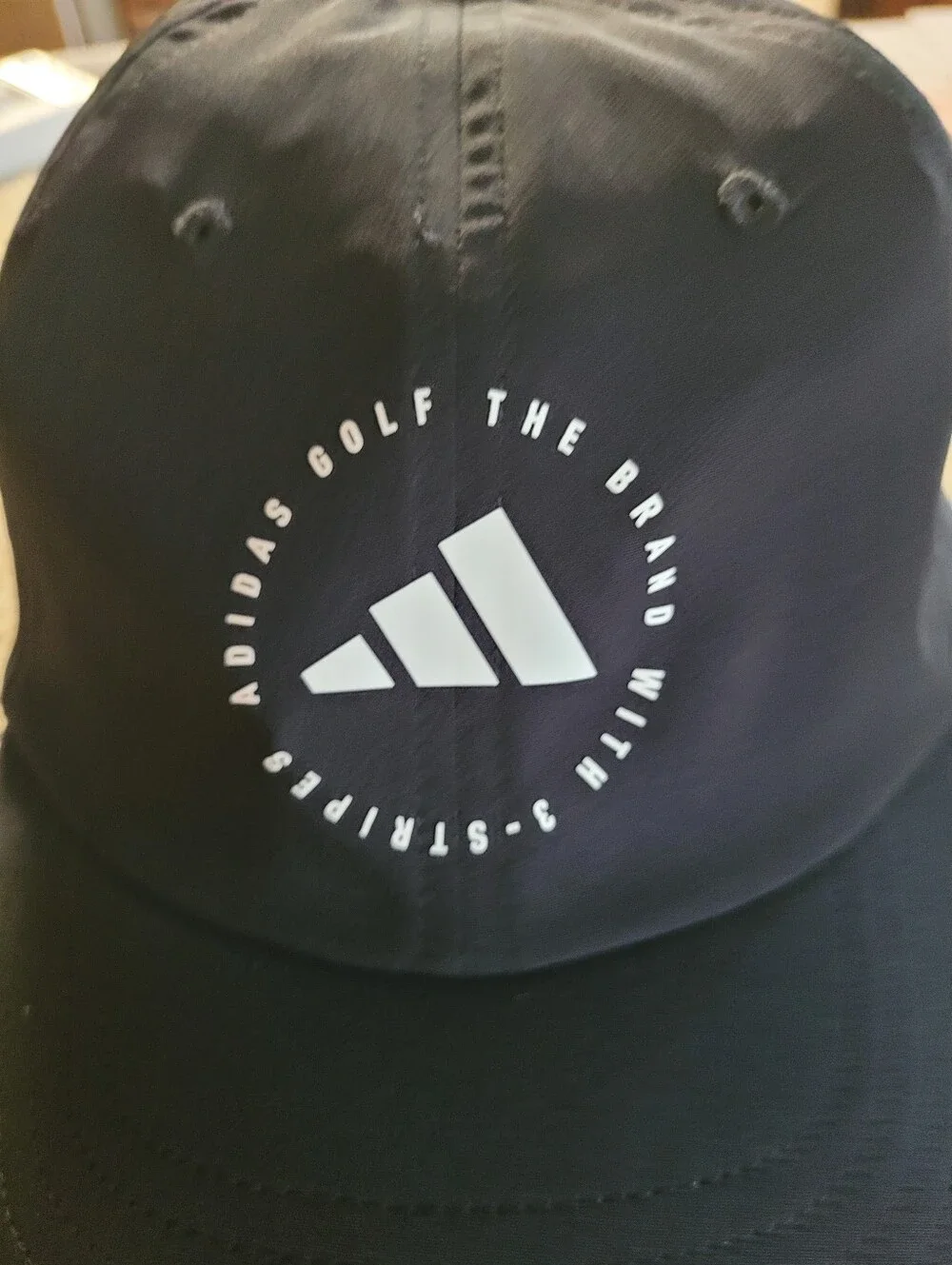 Adidas Womens Golf Crisscross Hat Cap Black White Adjustable Curved Bill IQ2889